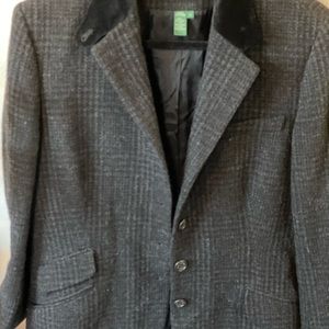 RALPH LAUREN BLAZER W VELVET COLLAR